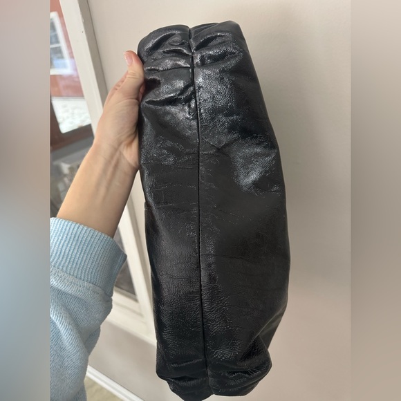 Coach Y2K Poppy Leather Shoulder Bag with Teal Lining & Silver Hardware - Picture 13 of 15